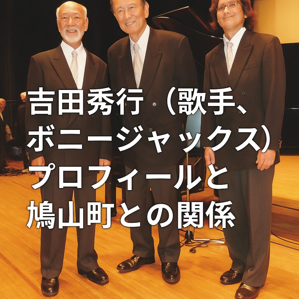 吉田秀行（歌手、ボニージャックス） プロフィールと鳩山町との関係