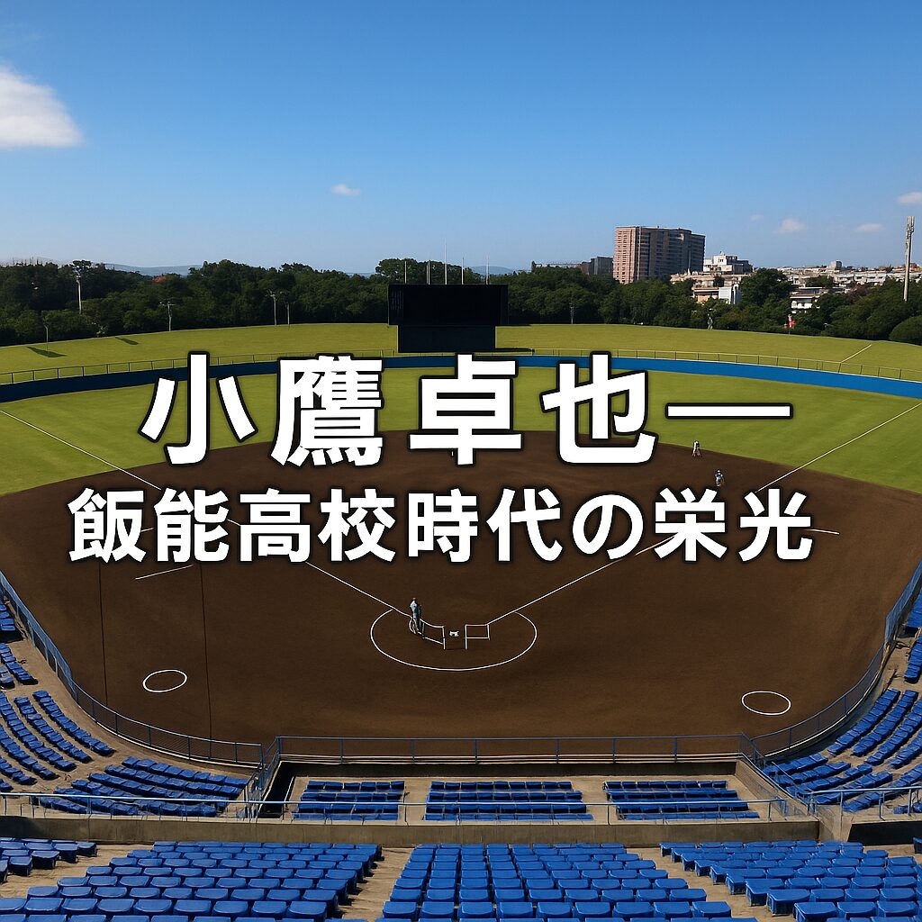小鷹卓也――飯能高校時代の栄光