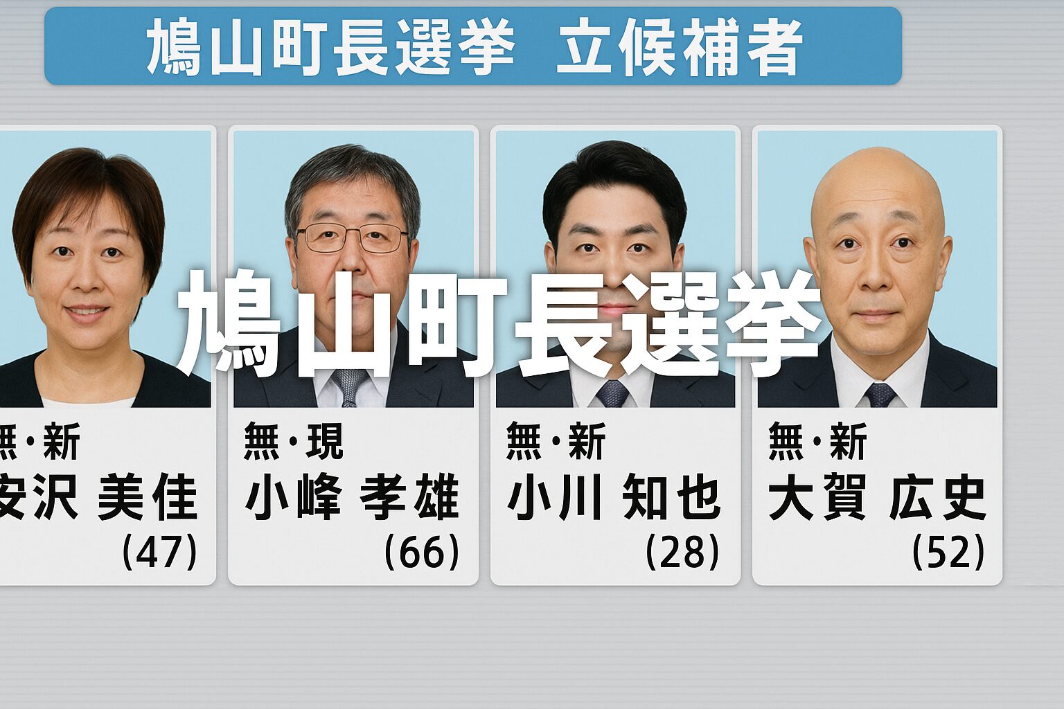 鳩山町長選挙 総括と分析