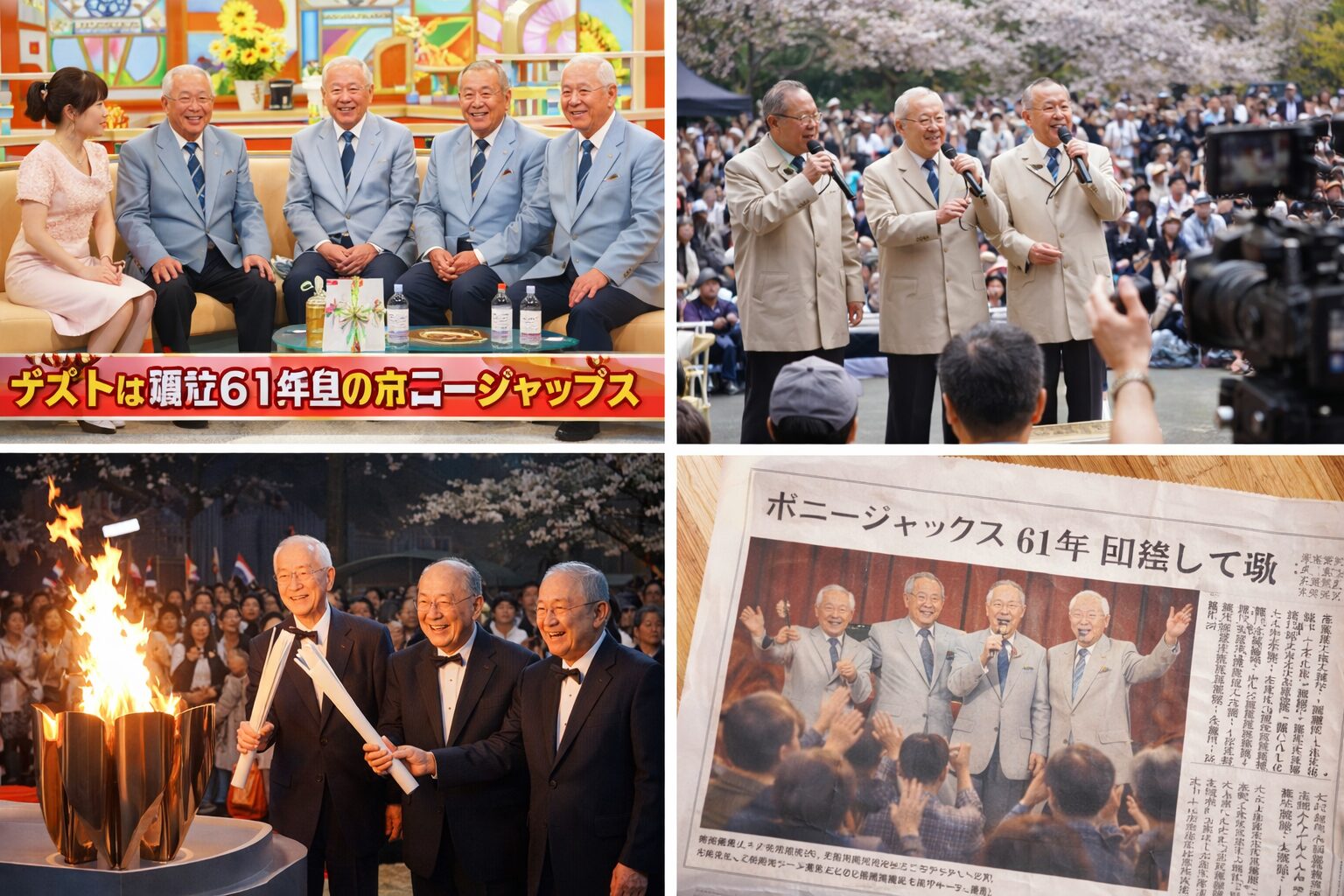 ボニージャックス露出が示す現在　番組記事が扱う「近年の出来事」と活動継続